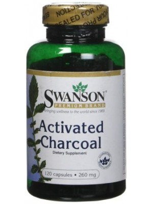 Activated Charcoal 260 mg. 120 capsules